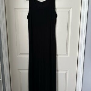 Elegant Black Sleeveless Maxi Dress PXL